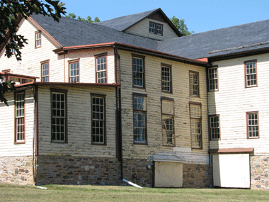 rear of main building before painting