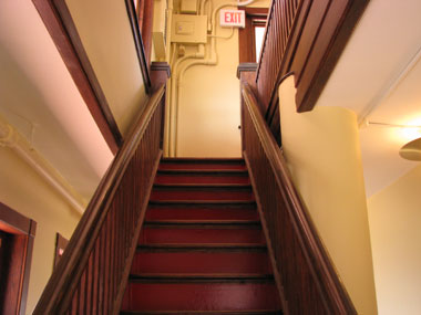 Pagoda interior stairway
